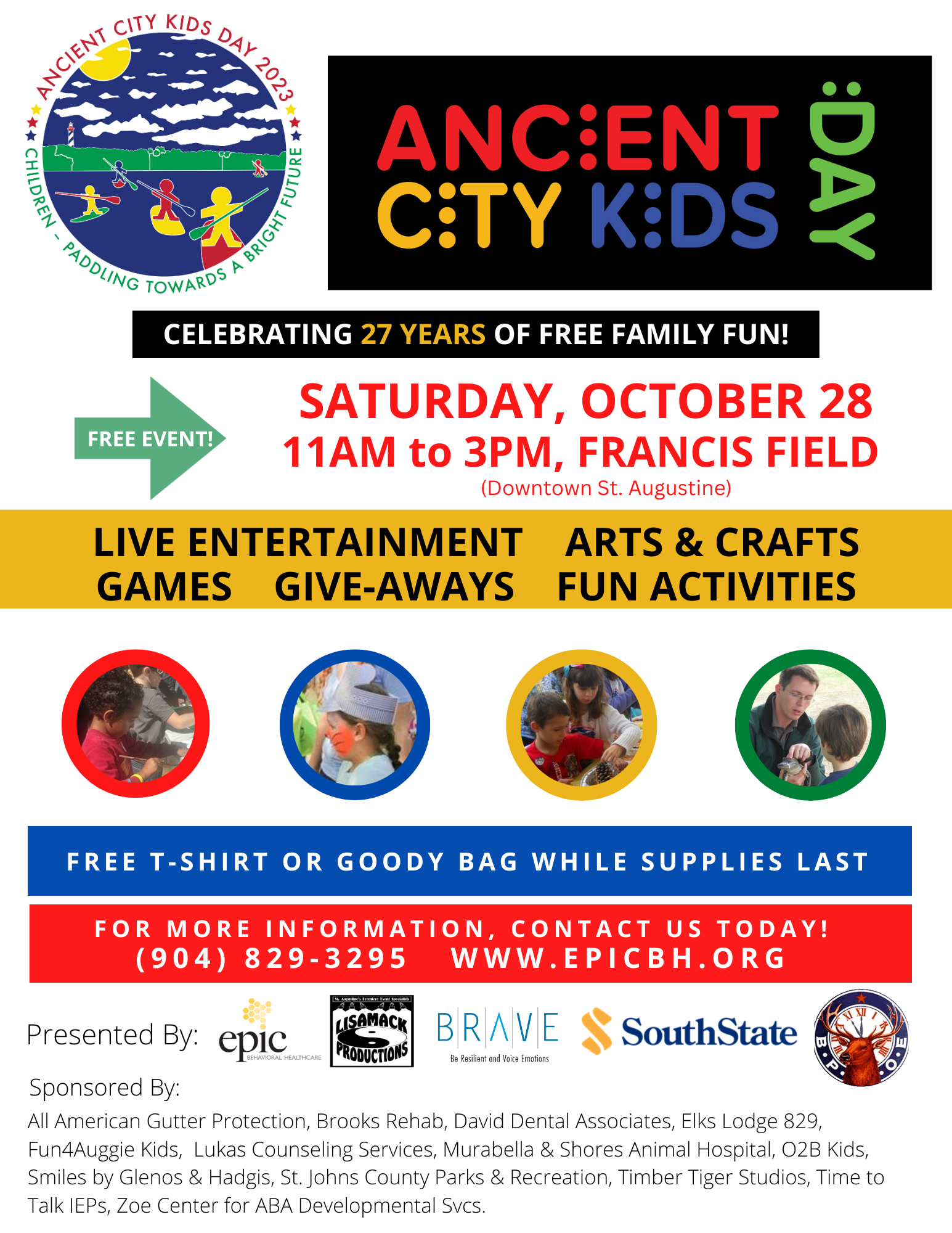 Ancient City Kids Day. Accessible text below