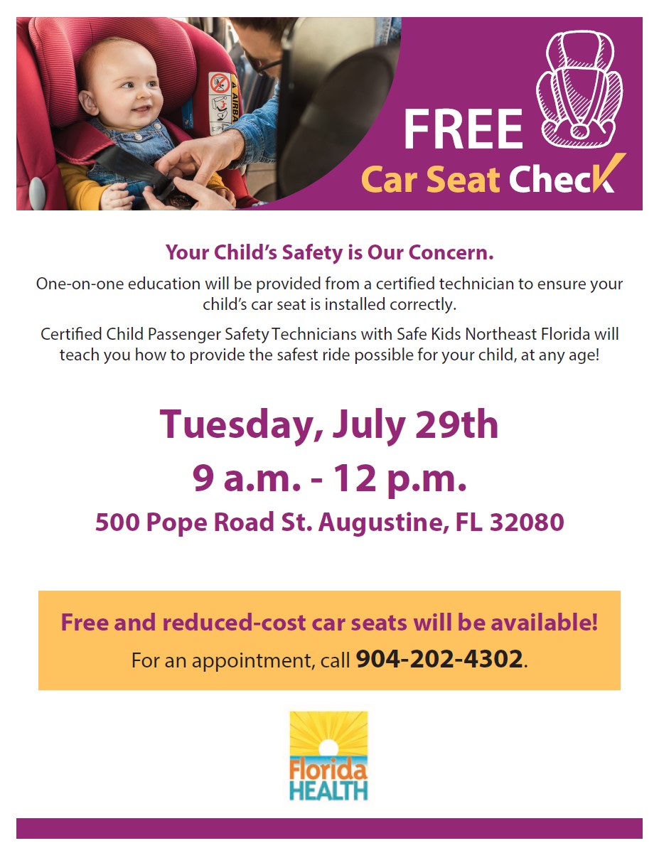 REVISED Car Seat Check Event Flyer