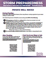 Image of Private Well Water Factsheet internal link to accessible text version