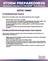 Image of Septic Tanks Factsheet internal link to accessible text version
