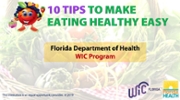 10 Tips to Make Eating Healthy Easy