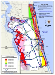 Saint Johns County Hurricane Evacuation Zones