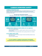 Carbon Monoxide Safety Factsheet