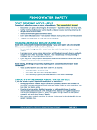 Floodwater Safety Factsheet