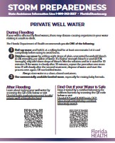 Private Well Water Factsheet