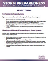 Septic Tanks Factsheet